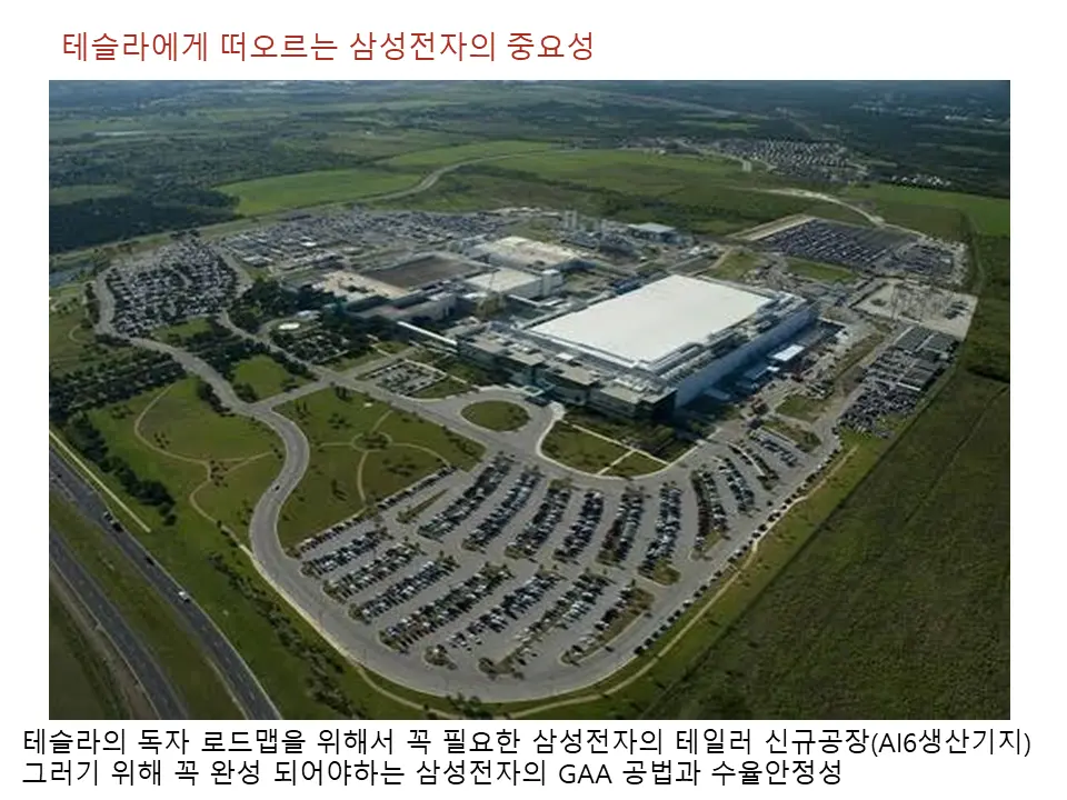 테슬라에게 떠오르는 삼성전자의 중요성