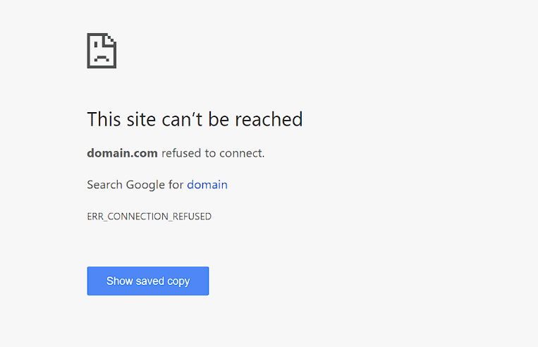 ERR_CONNECTION_REFUSED오류-해결방법