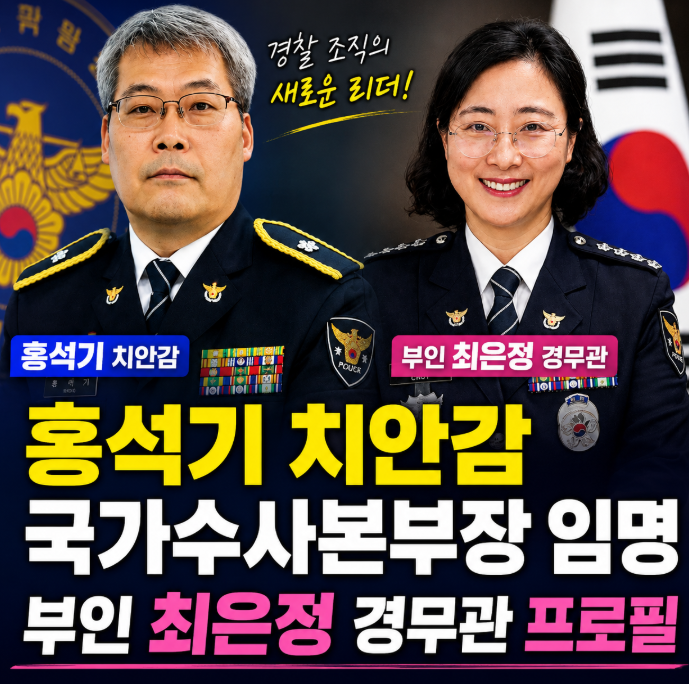 홍석기 경찰청 국가수사본부장 임명 '검찰 폐지' 부인 최은정 경무관 프로필1