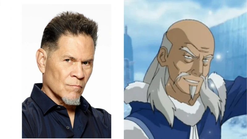 아바타: 아앙의 전설에서 파쿠 역을 맡은 A 마르티네즈