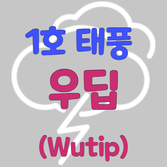 2025년 1호 태풍 우딥