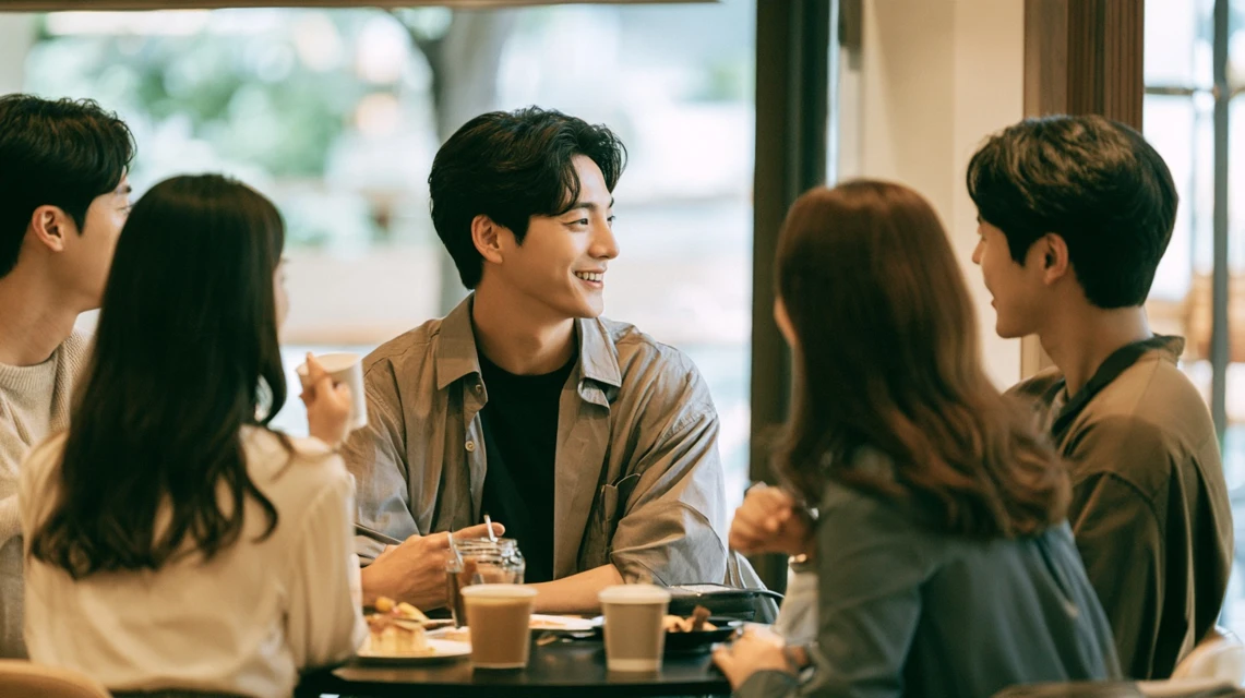 회식 방식을 논의하는 동료들
