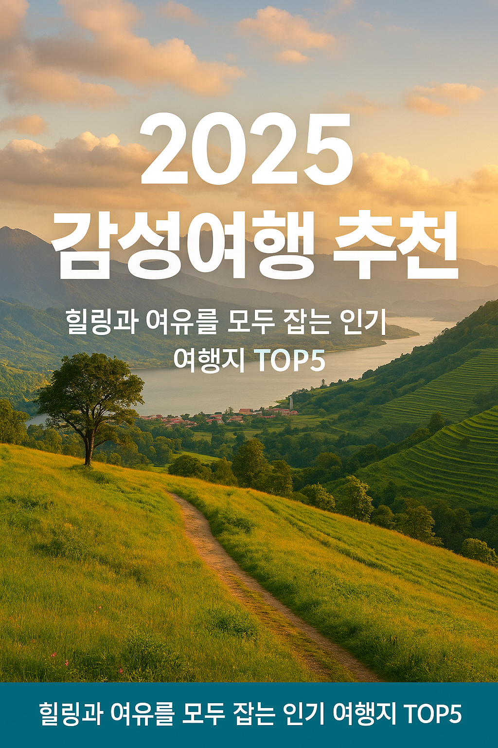 2025 감성여행 추천, 힐링과 여유를 모두 잡는 인기 여행지 TOP5