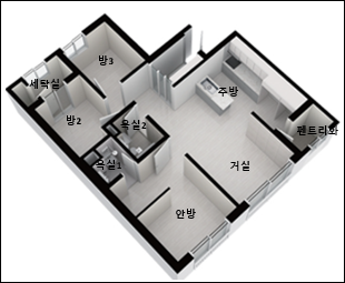 59A㎡ / 1&amp;#44;2호 라인 (총12세대)