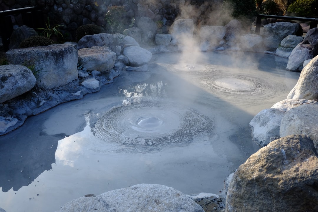 Hot spring.