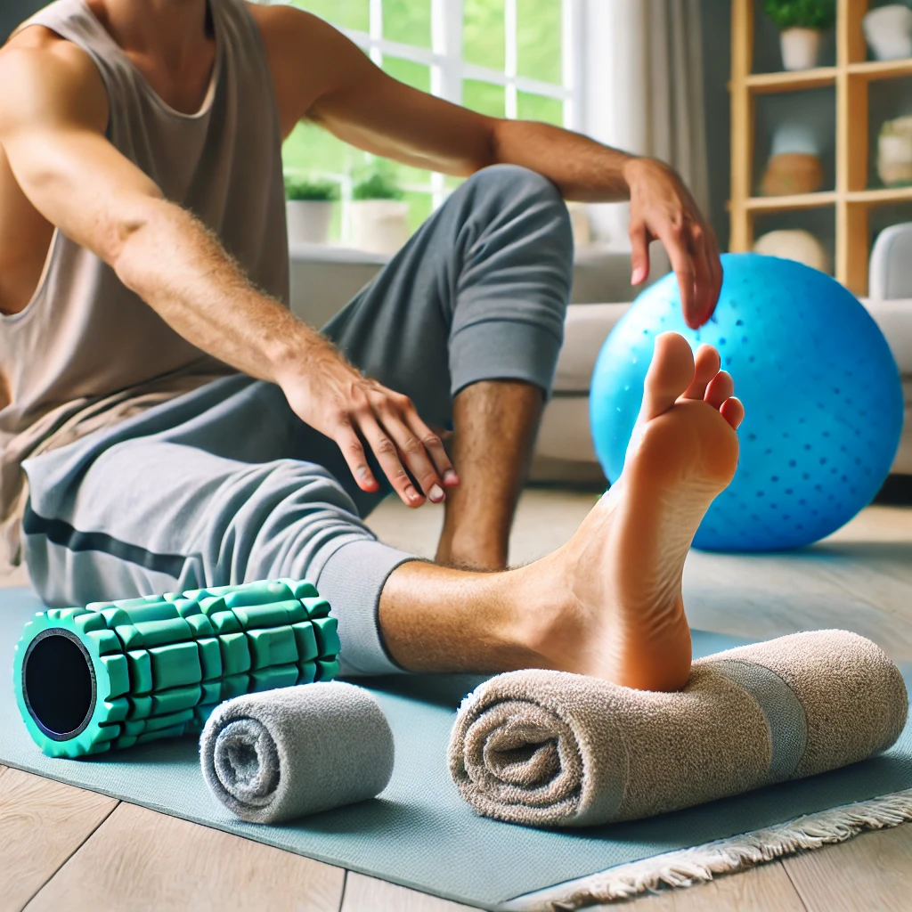 발바닥 통증 완화 스트레칭법