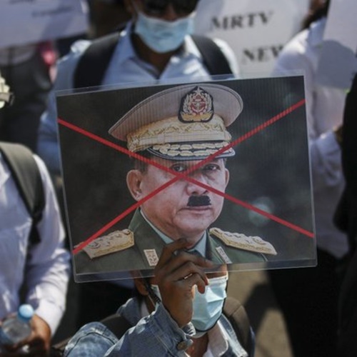 미얀마 쿠데타 이유 이미지 입니다.