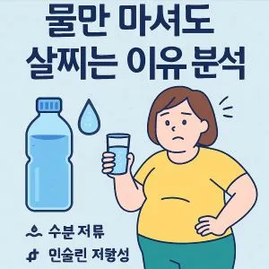 물만 마셔도 살찌는 이유 분석과 해결 전략