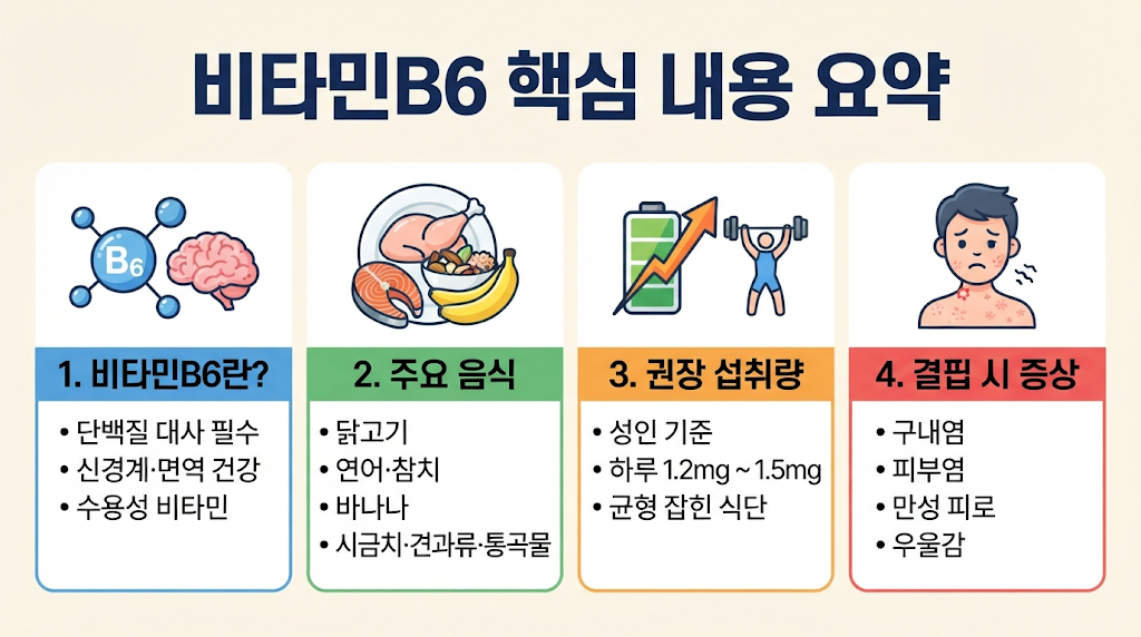비타민B6 많은 음식