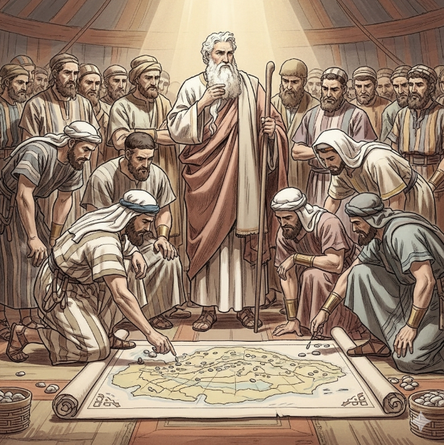 민수기 26장 52절 - 56절 기업 분배 원칙