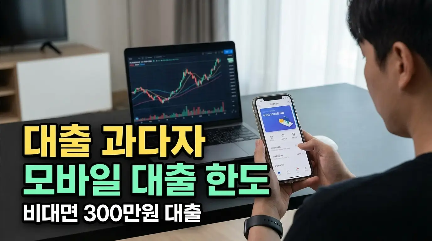 대출 과다자 모바일 대출 한도 및 기 대출 과다자 300 만원 대출 비대면 프로세스