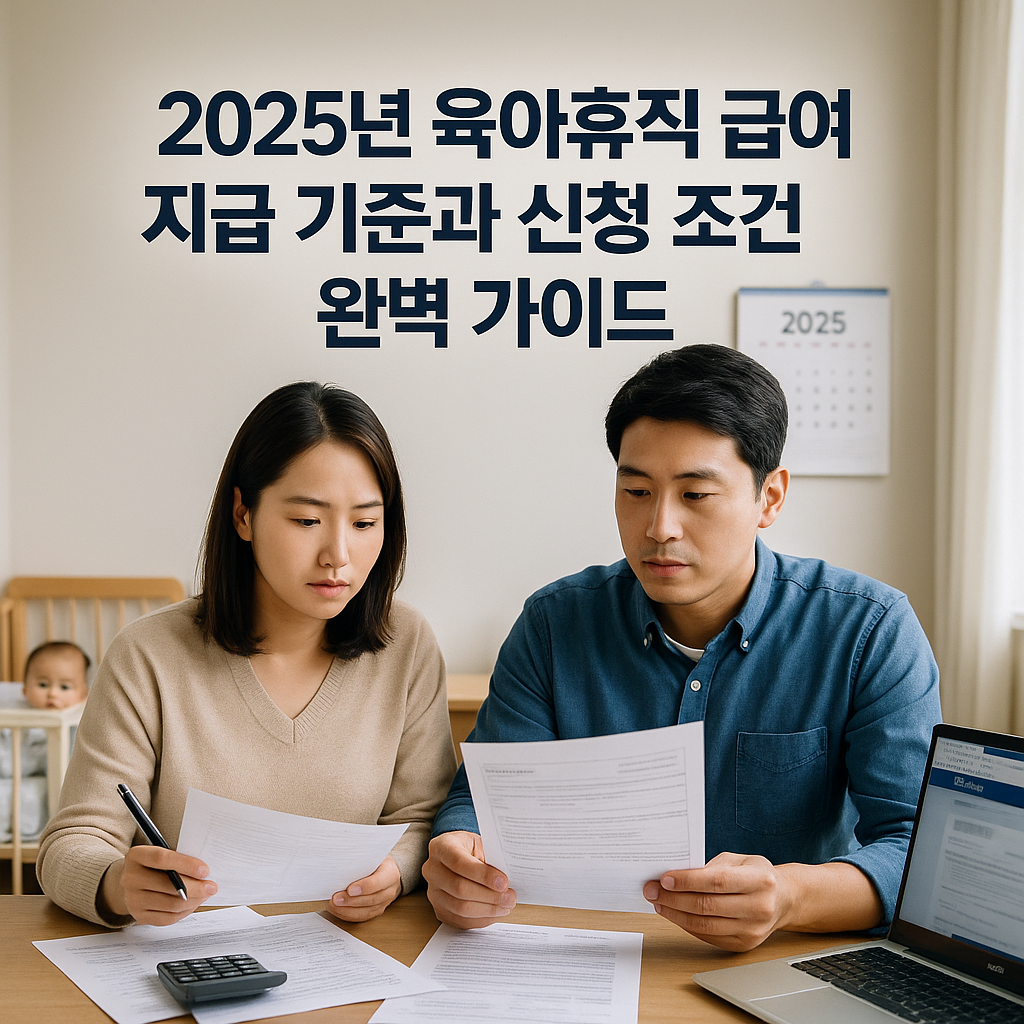2025년 육아휴직 급여 지급 기준과 신청 조건 완벽 가이드