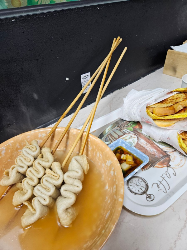 송도토스트국수 오늘메뉴