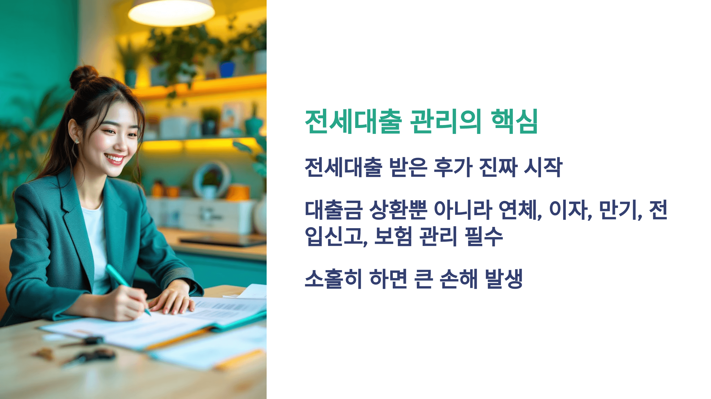 전세대출 관리의 핵심