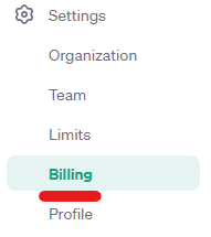BILLING로 이동