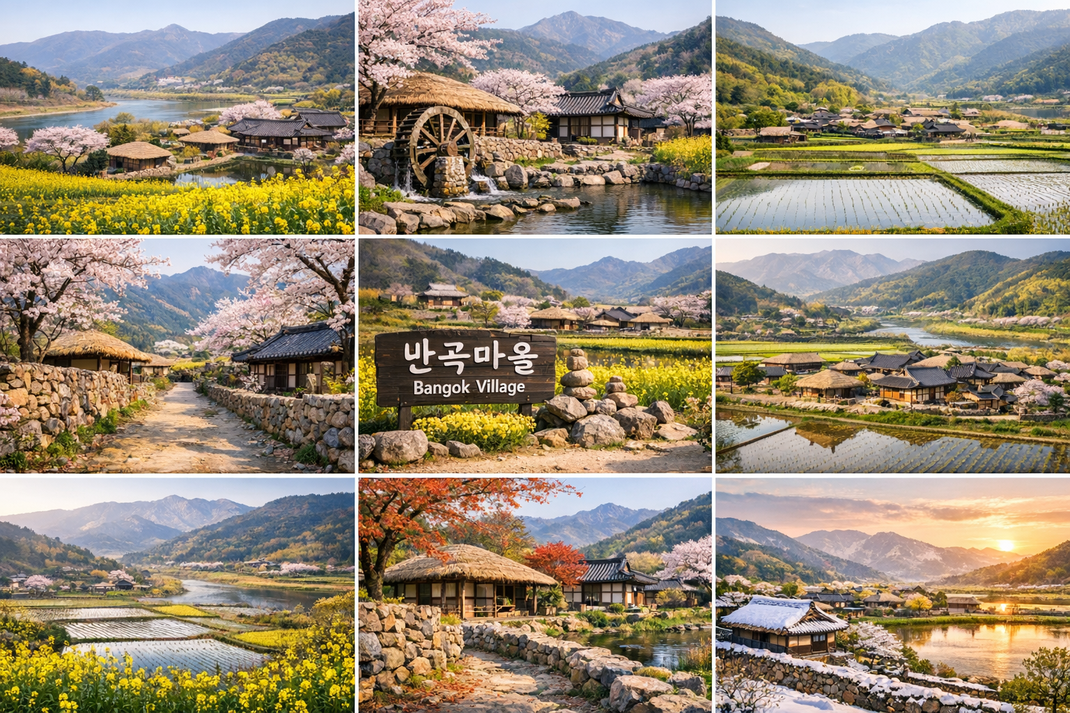 구례 반곡마을 가을여행 단풍