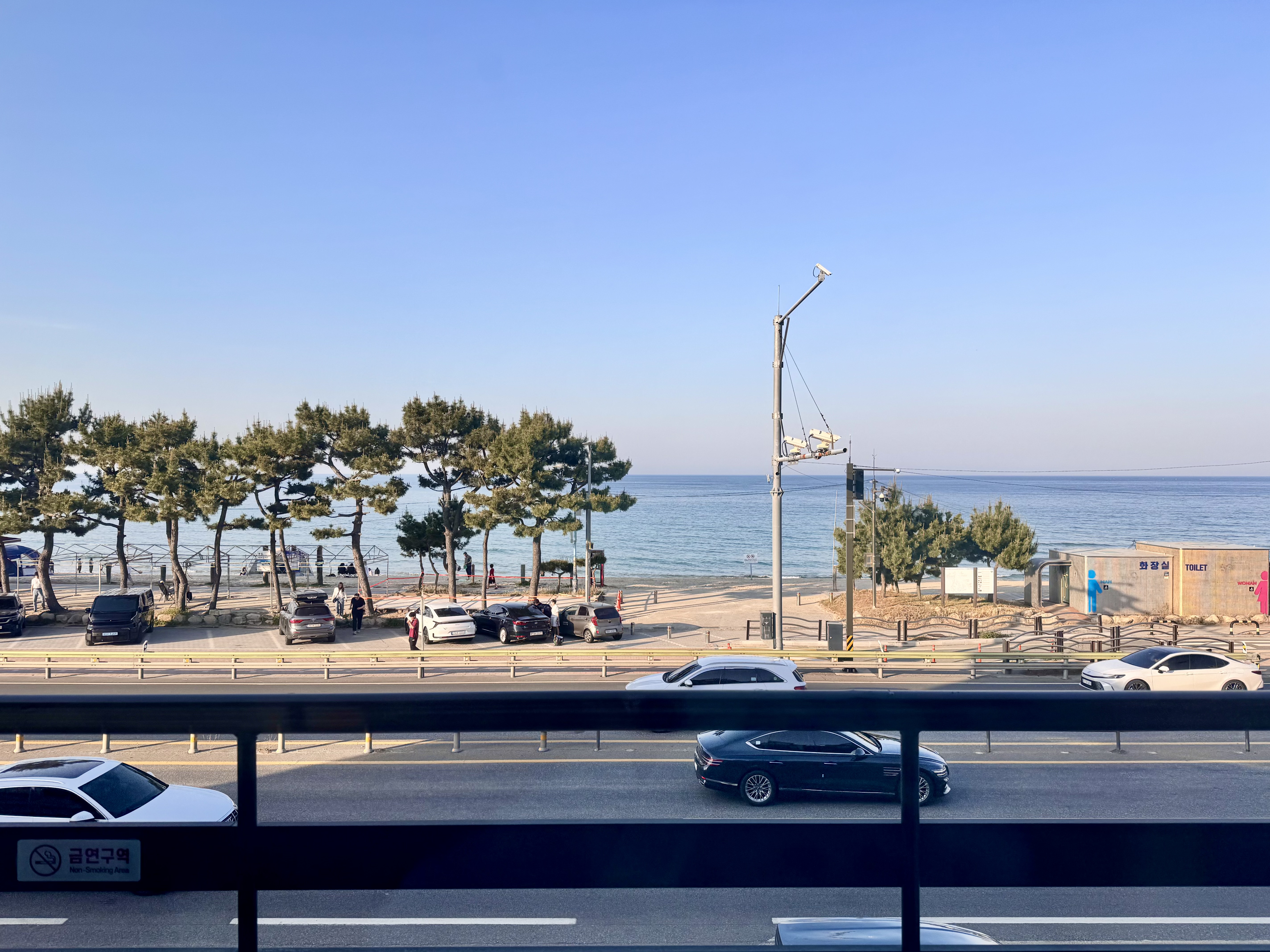 양양 정암해수욕장 정암몽돌해변