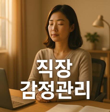 직장에서 감정 컨트롤의 기술(폭발방지법, 회의대처, 퇴근해소)