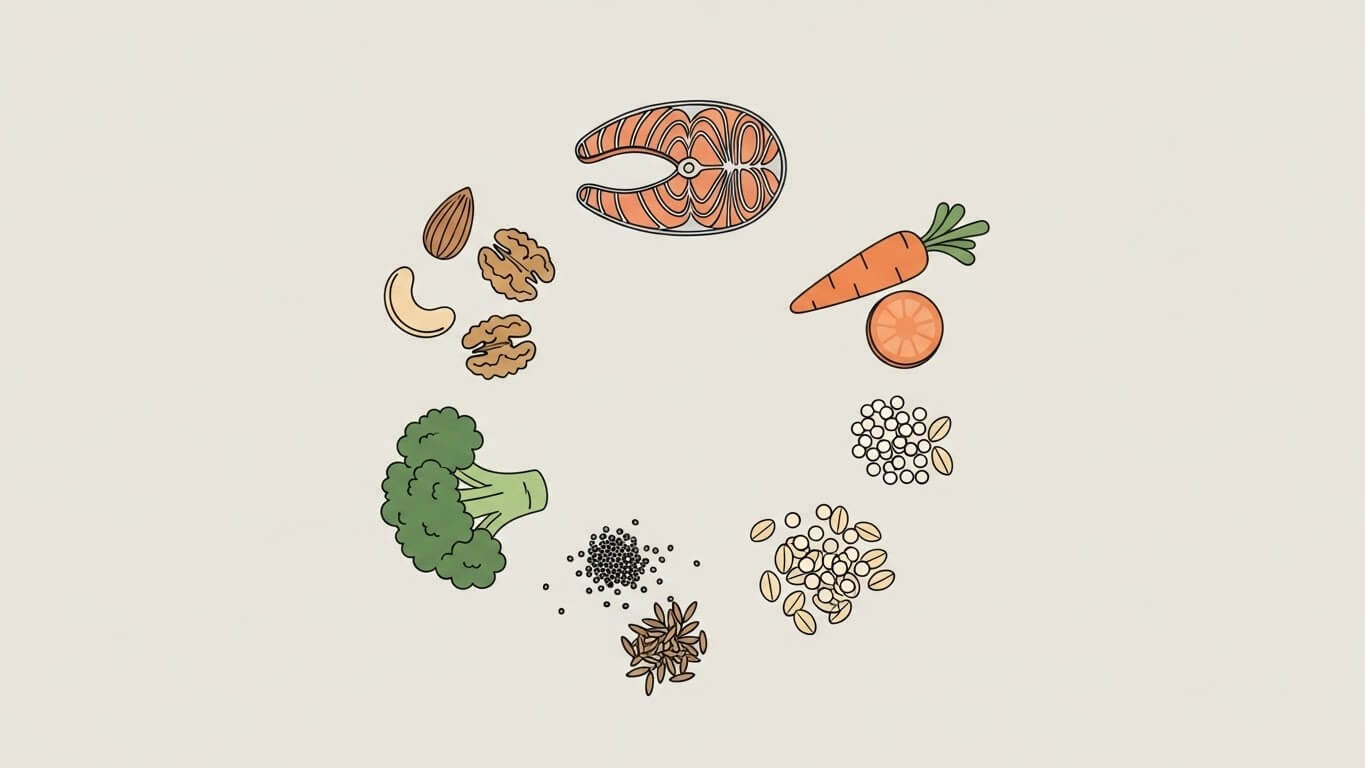 호르몬 균형에 도움 되는 주요 영양소