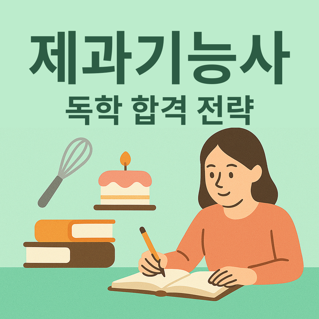 제과기능사, 독학으로 가능할까? 합격률 높이는 공부법 총정리