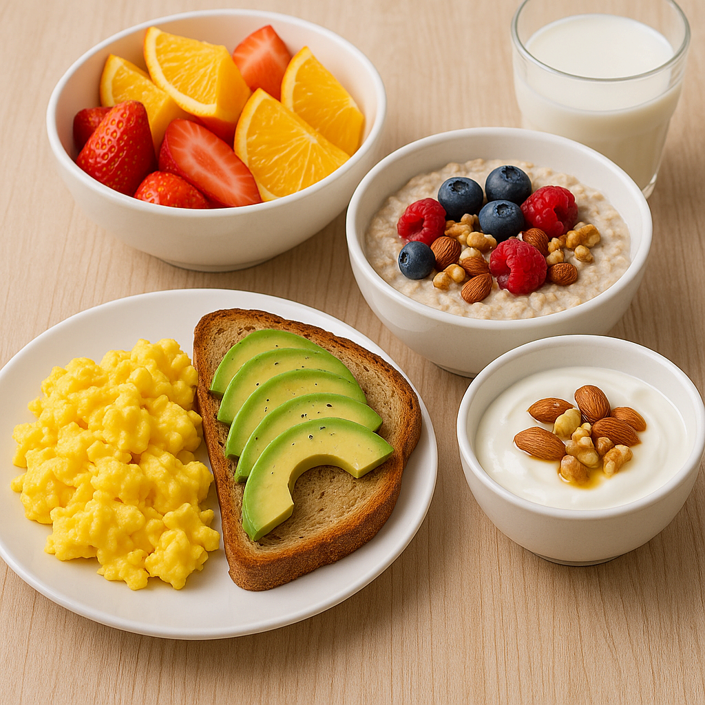 건강한 아침 식사