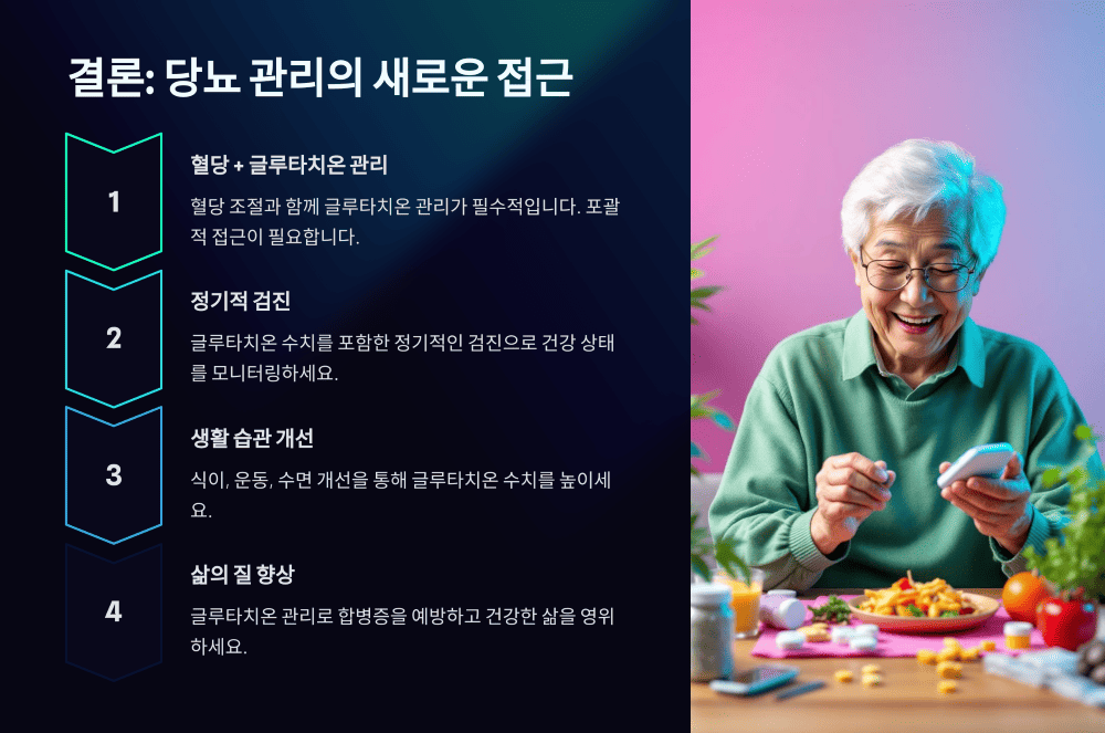 결론: 당뇨 관리의 새로운 접근