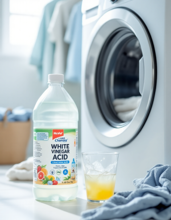 세탁기 와 식초병