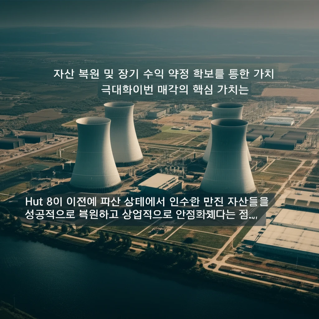 310MW 발전소 매각 Hut 8의 ..