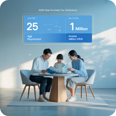 2025 연말정산 부양가족 기본공제 요건 이미지