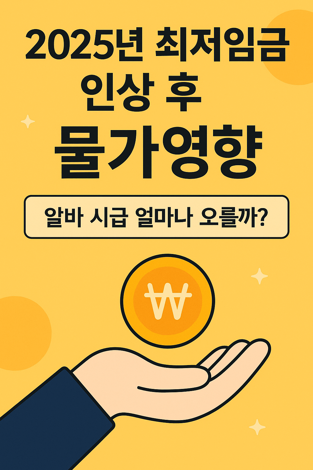 2025년 최저임금 인상 후 물가영향