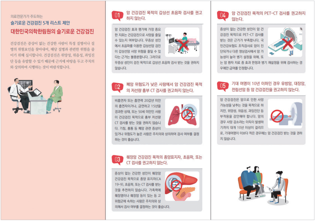 건강검진ㅣ유료검사 오히려 독?