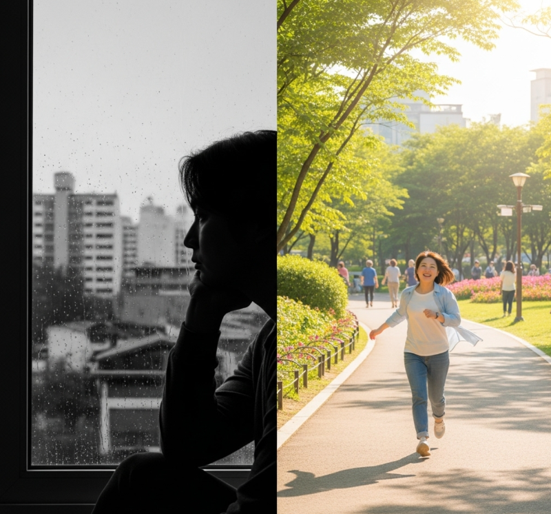 우울할 땐 걷는 게 약? 질병청이 밝힌 주 150분의 기적