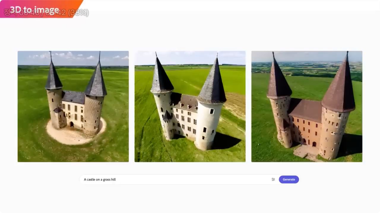 어도비 파이어플라이 3D 이미지 기능 사진