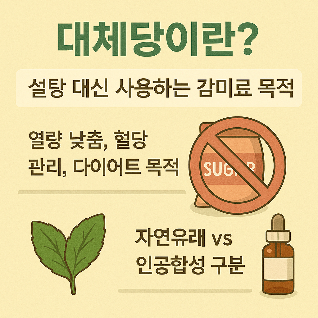 대체당이란?