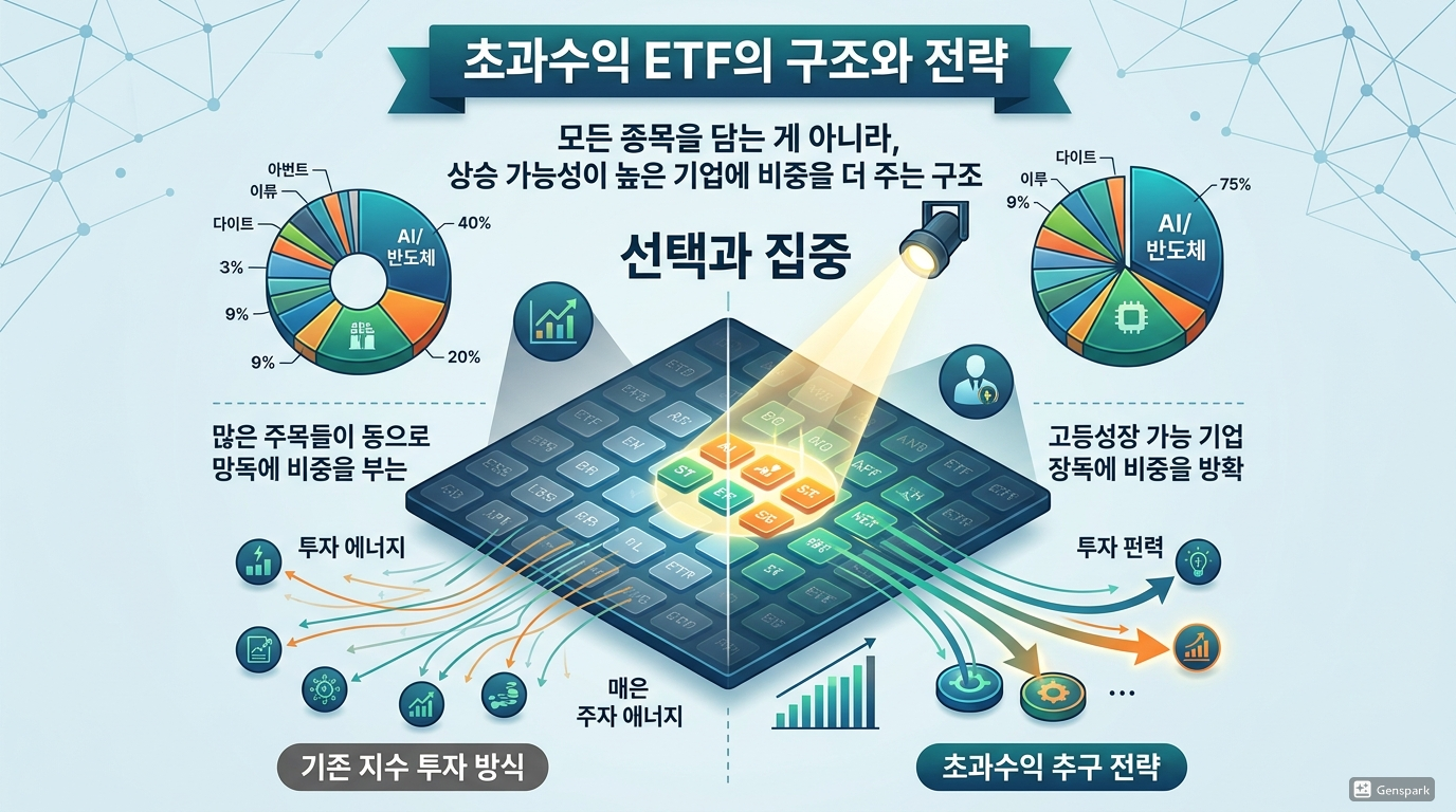 초과수익 ETF의 구조와 전략