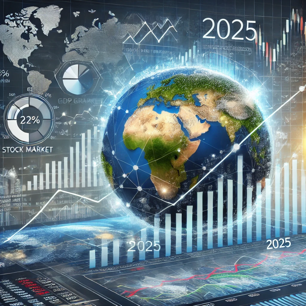 글로벌 경제 성장률과 투자 기회를 시각적으로 보여줌