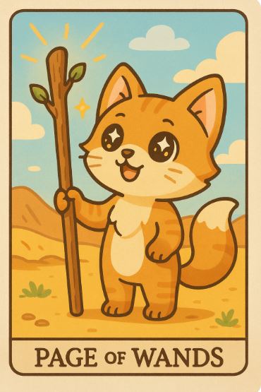 Page of Wands (완드 페이지)