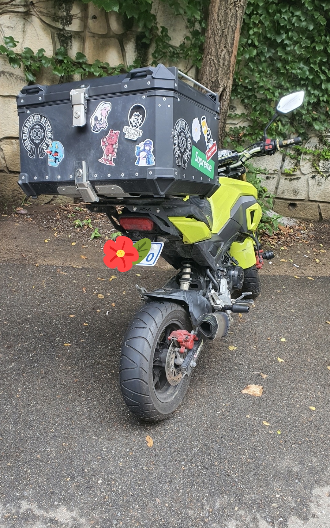 번호판-훼손-오토바이