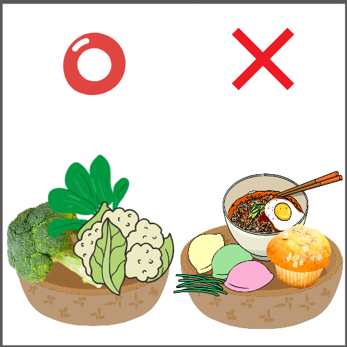섭취했을때 좋은음식과 피해야할 식품