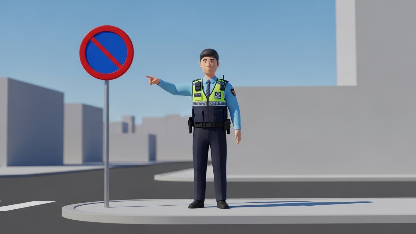 어린이보호구역 주차벌금&amp;#44; 황색실선 주차