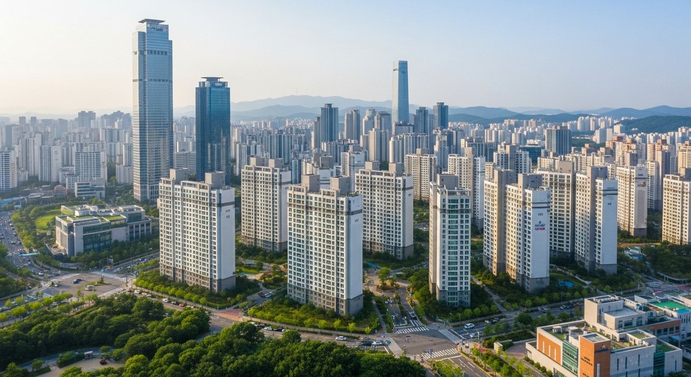 송도 국제도시 풍경