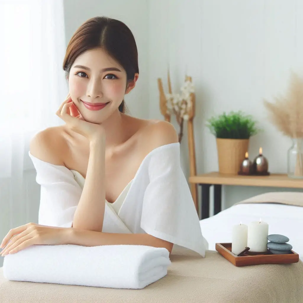 피부,체형관리 샵 배경