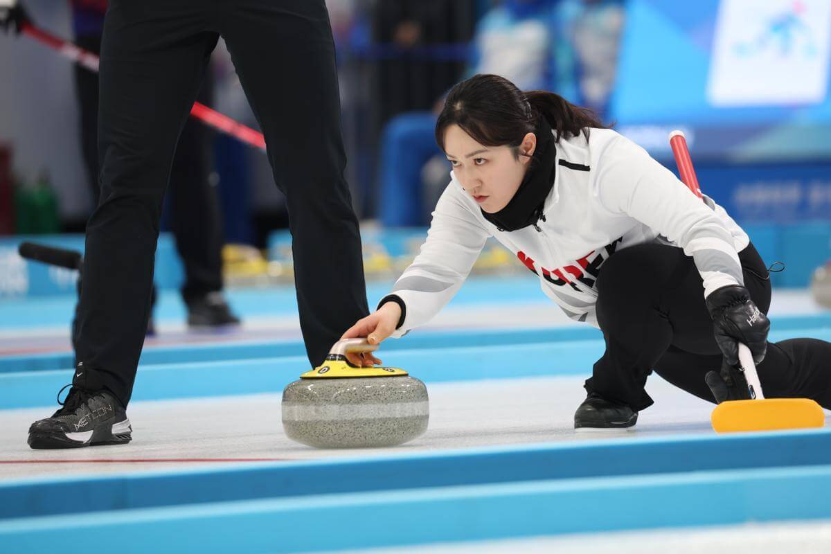 하얼빈 아시안게임 컬링 믹스더블 한일전