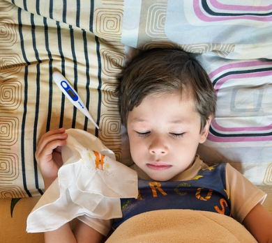 열나는-아이-사진