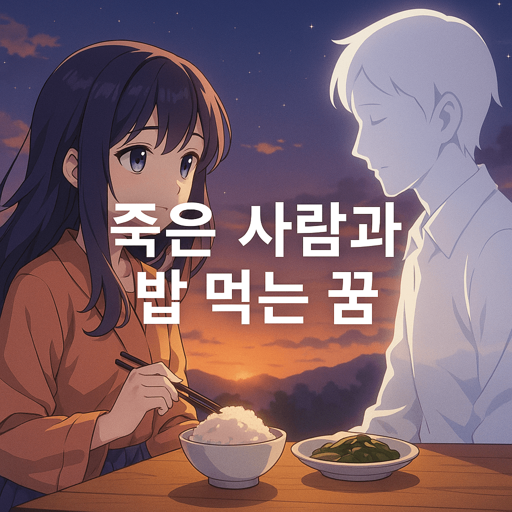 죽은 사람과 밥 먹는 꿈 해몽