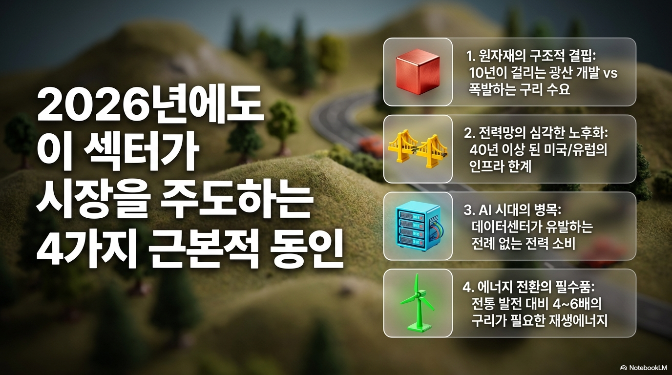 구리 가격 급등과 전력망 부족