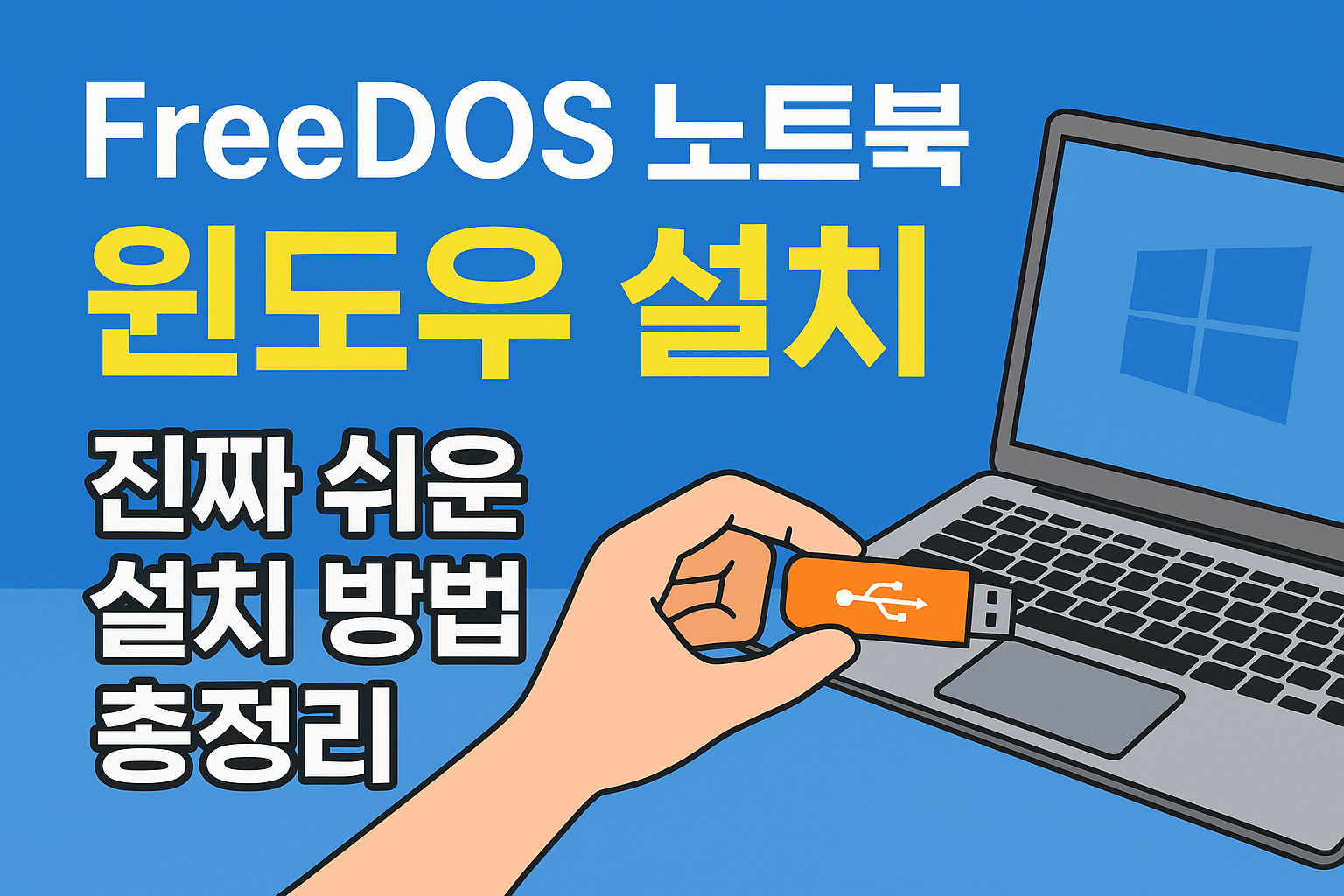 노트북 윈도우 설치