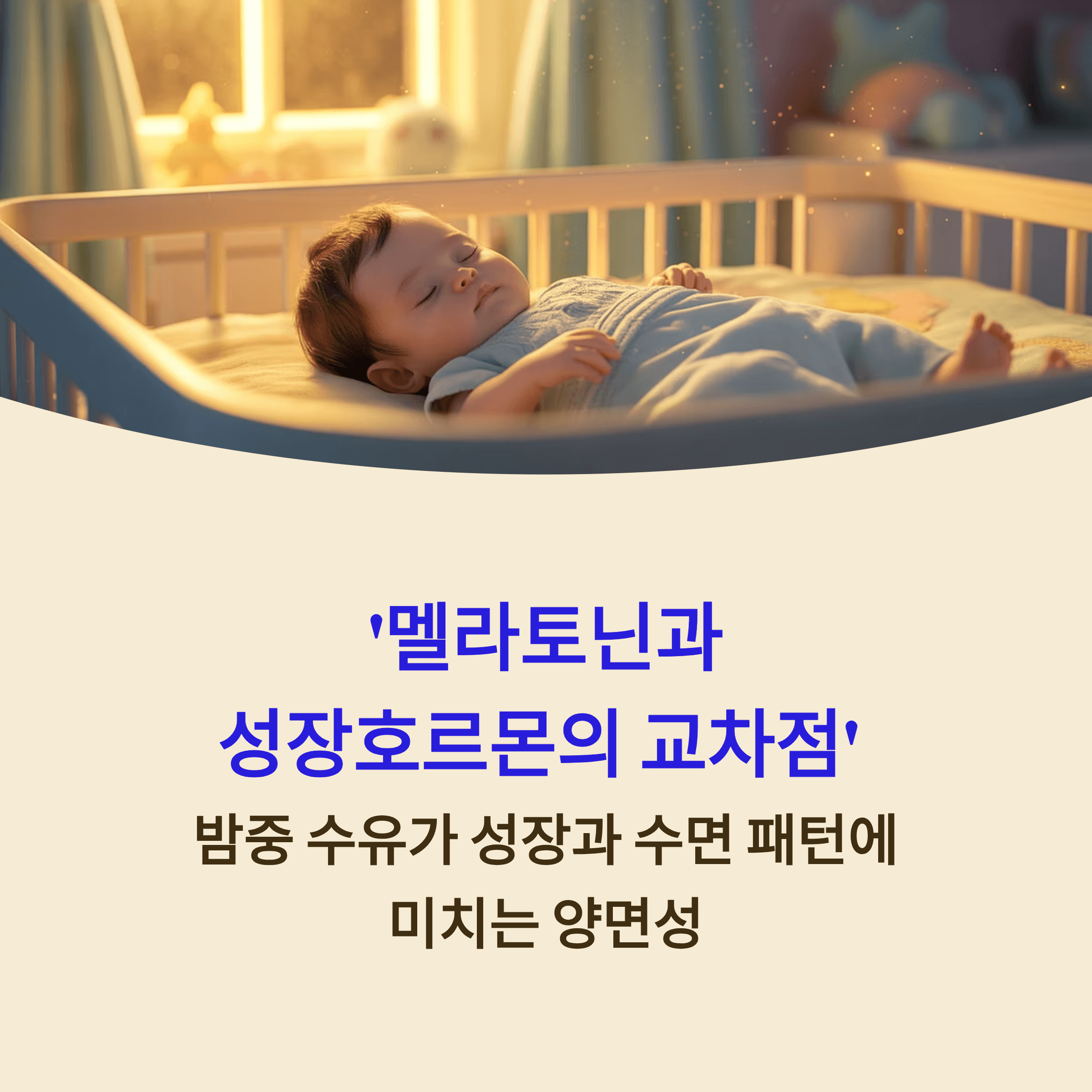 2025 '멜라토닌과 성장호르몬의 교차점'