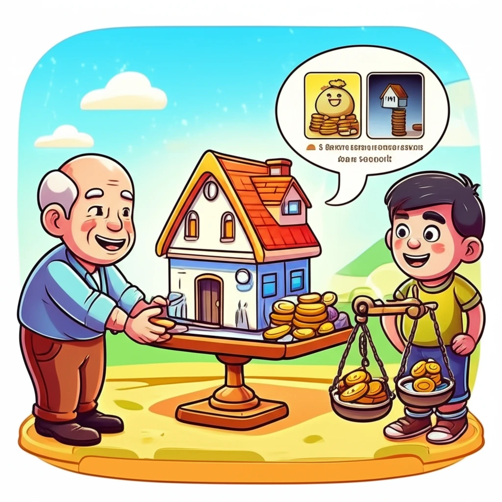 부담부증여 증여세와 양도세 동시 계산..