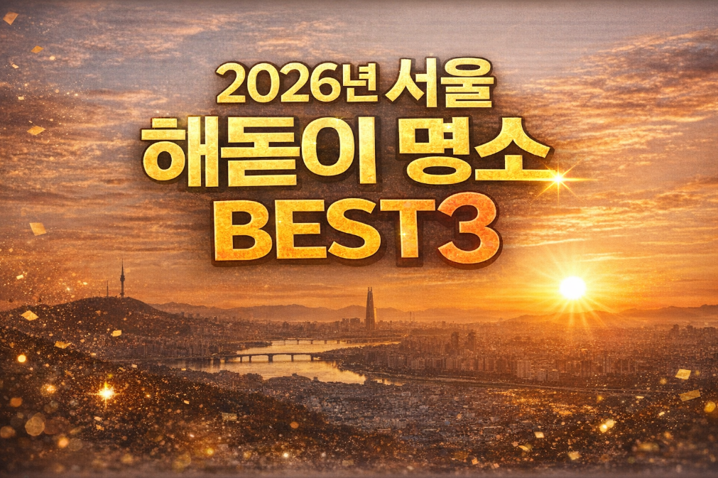 2026년 서울 해돋이 명소 BEST3, 이곳만 알면 끝